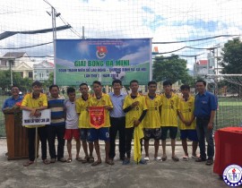 Giải bóng đá mini ĐTN Sở LĐ-TBXH Khánh Hòa lần 1 năm 2018